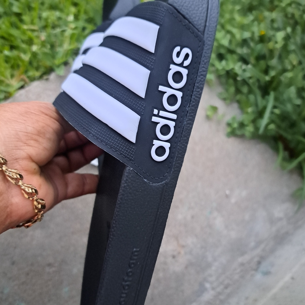 Adidas Adilette Shower Sandals Men Size 8 New